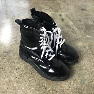 Patent Leather Boots